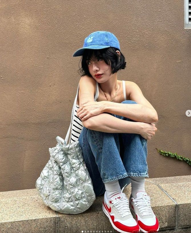 타투가 사라진 모습을 보여준 나나. 나나 인스타그램 캡처