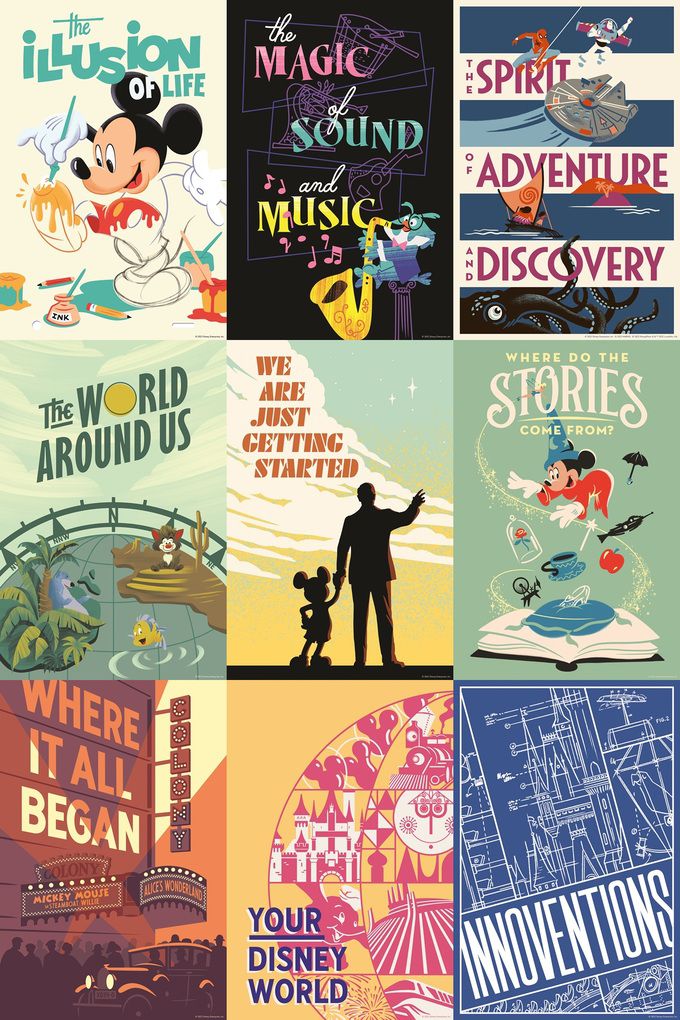 9개의 갤러리 포스터. 엑시비션 허브 아시아 제공