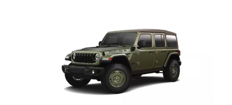 미국 JEEP 홈페이지에 소개된 지프 랭글러 '41 에디션 4xe 모델. 사진=JEEP USA 홈페이지