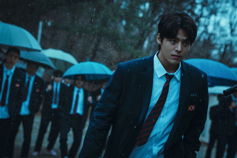지난 25일 공개된 넷플릭스 '약한영웅2'에서 박후민 역을 맡은 배우 려운. 넷플릭스 제공.