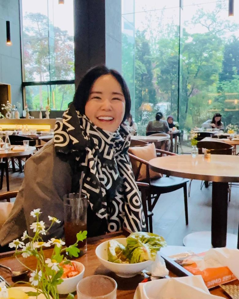 방송인 장영란이 호캉스를 즐기는 모습을 전했다.  사진 = 장영란 SNS 계정