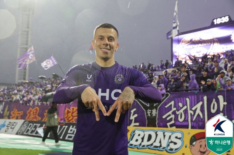 FC안양 마테우스. 사진=한국프로축구연맹 제공