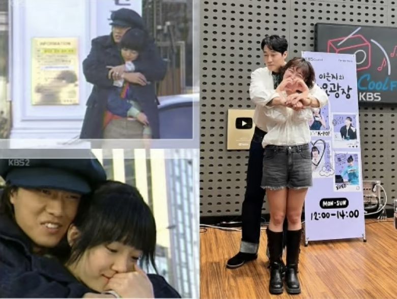 개그우먼 이은지가 배우 소지섭과 만났다. 사진 제공 = ‘이은지의가요광장’ 공식 SNS 계정