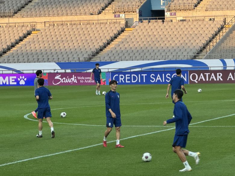 홍명보 감독이 이끄는 한국 축구대표팀이 9일 서울월드컵경기장에서 훈련하고 있다. 한국은 오는 10일 서울월드컵경기장에서 쿠웨이트와 2026 국제축구연맹(FIFA) 북중미 월드컵 아시아 지역 3차 예선 B조 최종 10차전을 치른다. 사진=최서진 기자
