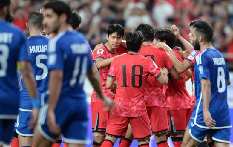 홍명보 감독이 이끄는 한국 축구대표팀은 10일 서울월드컵경기장에서 열린 2026 국제축구연맹(FIFA) 북중미 월드컵 아시아 3차 예선 B조 쿠웨이트와의 10차전을 4-0으로 승리했다. 사진=김두홍 기자