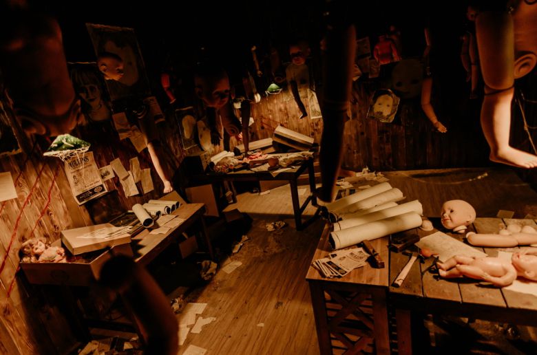 '컨저링 유니버스 투어' 말레이시아 전시 모습. 웨이즈비 제공