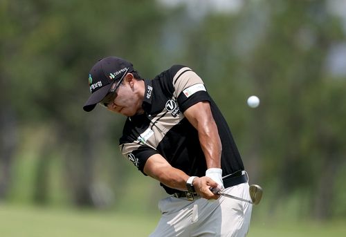 김홍택이 경기를 펼치고 있다. 사진=KPGA 제공