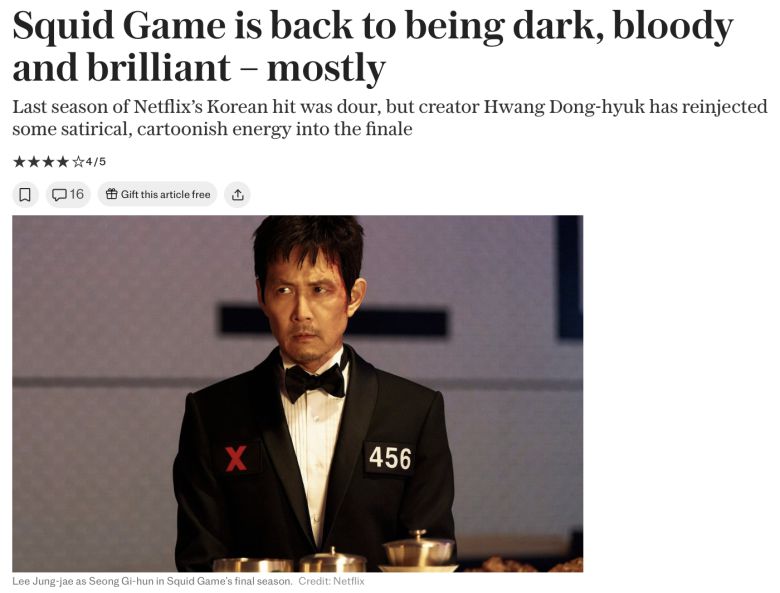 Telegraph 웹사이트 캡처.