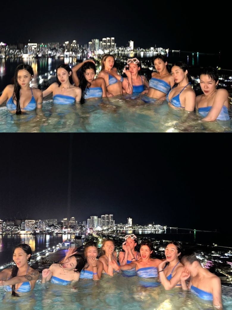 댄서 아이키가 여름 휴가를 맞아 건강미 넘치는 비키니 자태를 공개했다.  사진 = 아이키 SNS 계정