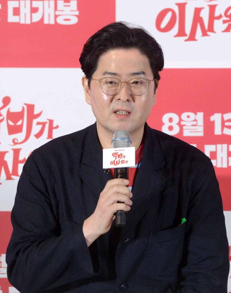 이상근 감독이 영화를 소개하고 있다. 김두홍 기자