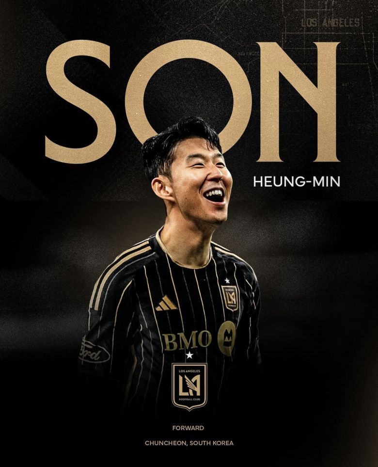 미국 프로축구 메이저리그(MLS) LAFC가 7일 손흥민의 영입을 공식 발표했다. 사진=LAFC SNS