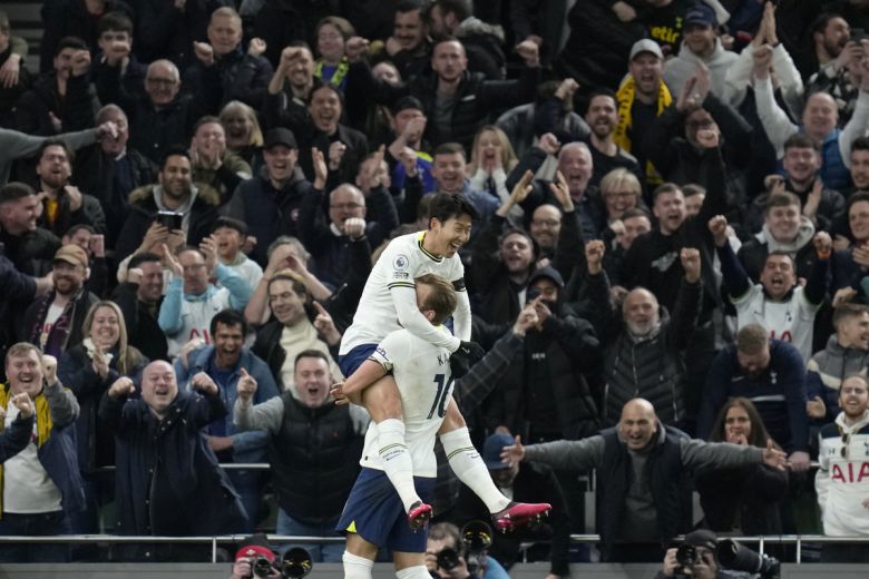 토트넘에서 호흡을 맞춘 손흥민과 해리 케인. 사진=AP/뉴시스