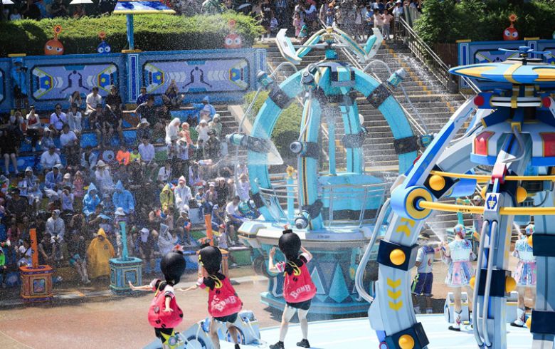 슈팅워터펀 시즌2 공연이 한창 펼쳐지고 있다.