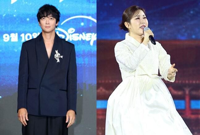 사진= 왼쪽부터 강동원, 송가인. 뉴시스 제공