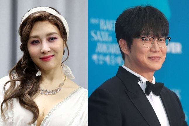 사진= 왼쪽부터 옥주현, 성시경. 뉴시스 제공