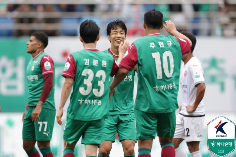 대전 마사 결승골. 사진=한국프로축구연맹 제공