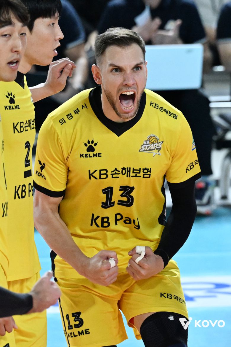 KB손해보험 비예나. 사진=KOVO 제공