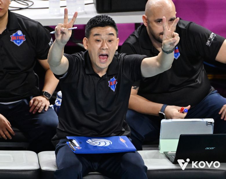 여오현 IBK기업은행 감독대행. 사진=KOVO 제공