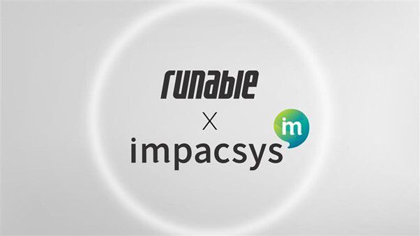 러너블과 임팩시스의 협약 체결 이미지. 러너블 제공