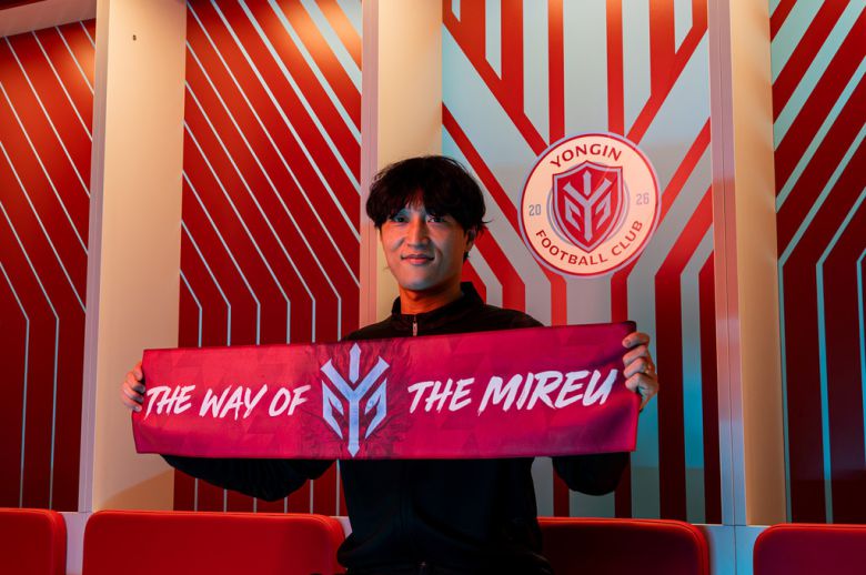 용인FC 유니폼을 입은 최영준. 사진=용인FC 제공