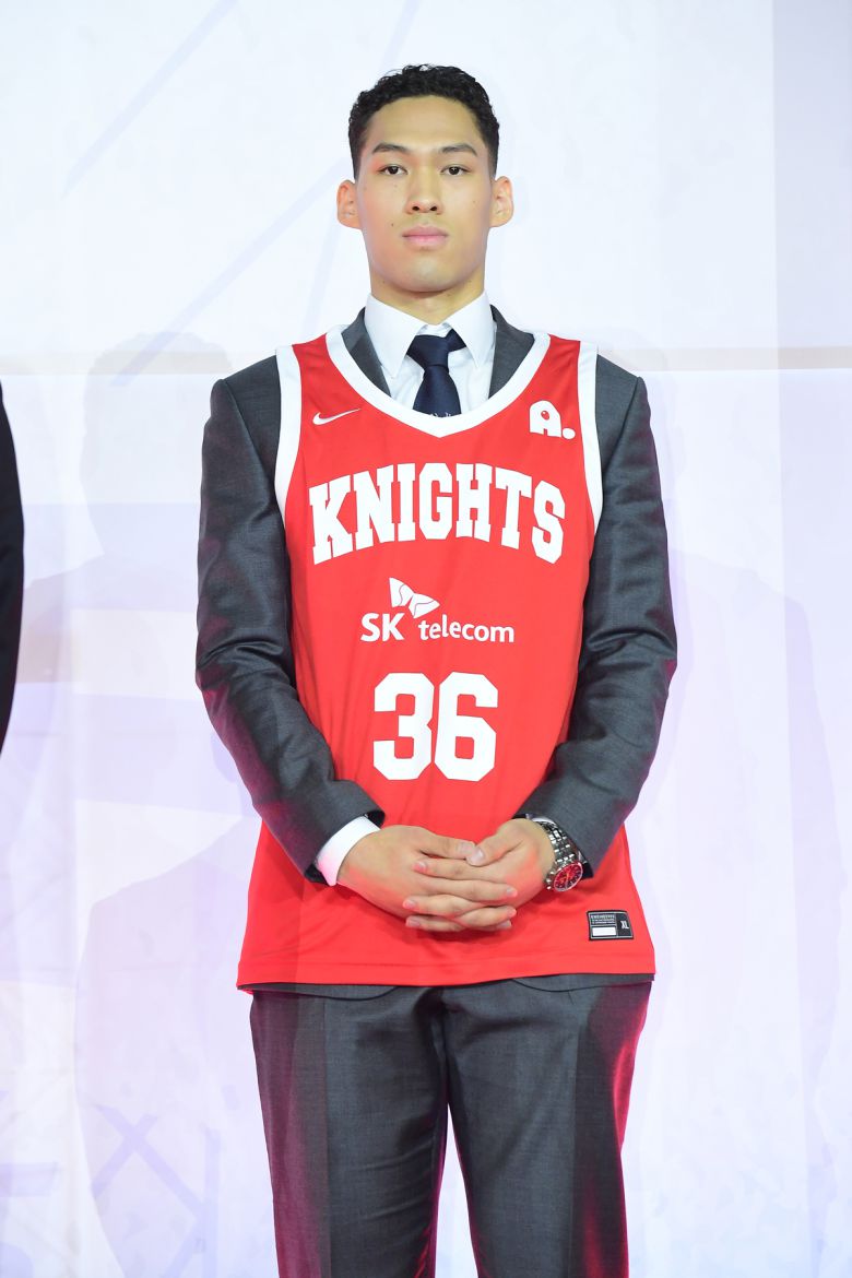 장신선수 발굴사업 출신 선수인 에디 다니엘(SK). 사진=KBL 제공