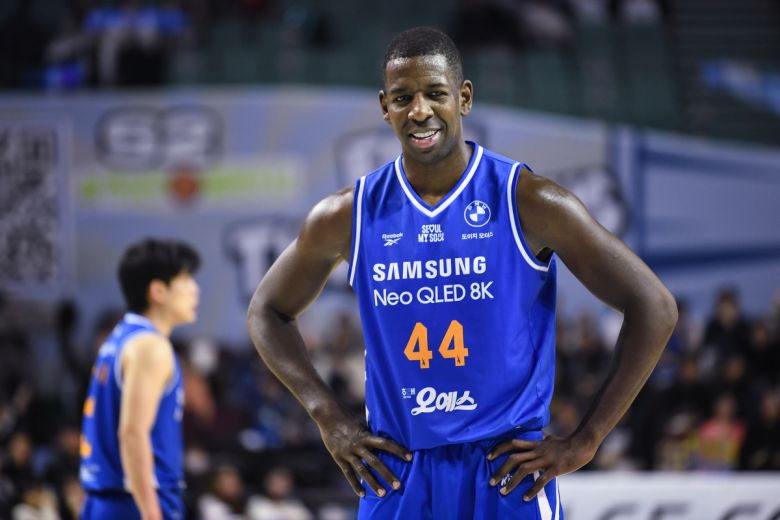 프로농구 삼성의 앤드류 니콜슨. 사진=KBL 제공