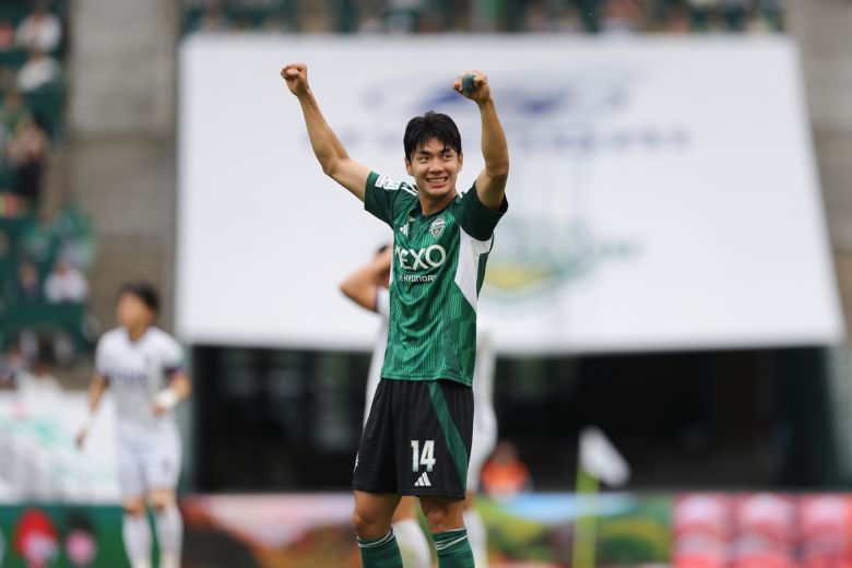 전북 전진우. 사진=한국프로축구연맹 제공