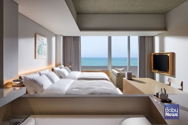 브리드호텔 양양 객실(레이드백). ⓒ한화호텔앤드리조트