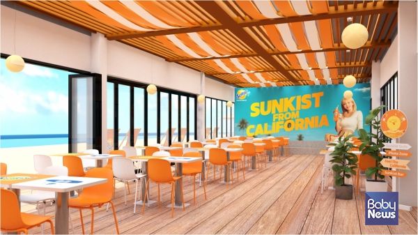 협업 매장 '버거월드 라구나비치점'. ⓒ광동제약