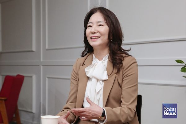 신미숙 한국유치원총연합회 이사장은 경기도 안산시에서 자연생태숲유치원을 운영하면서 어린 아이들이 자연 속에서 배울 수 있도록 지원하는 숲 교육을 실천하고 있다. 이효상 기자 ⓒ베이비뉴스