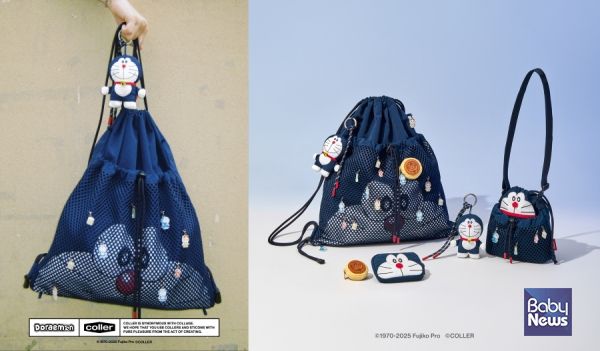 꼴레 도라에몽 드로우 스트링백 키링 세트 & 전체 상품. ⓒ꼴레(COLLER)