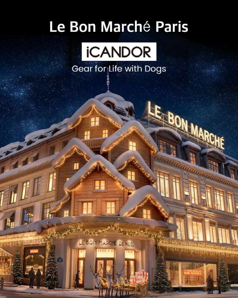 르 봉 마르셰 백화점 배경으로 아이캔더 팝업행사 안내 포스터 ⓒ아이캔더