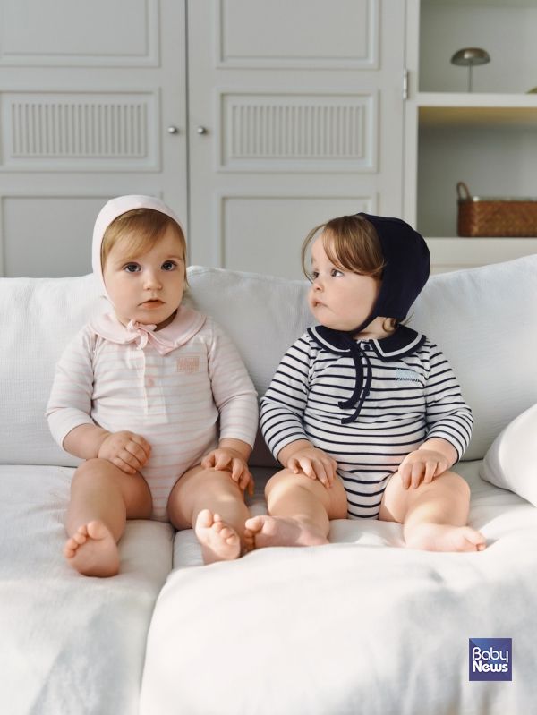 첫 베이비 웨어 컬렉션. ⓒ마리떼 키즈