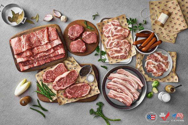 미국산 소고기 및 돼지고기 미국육류수출협회 제공. ⓒ미국육류수출협회