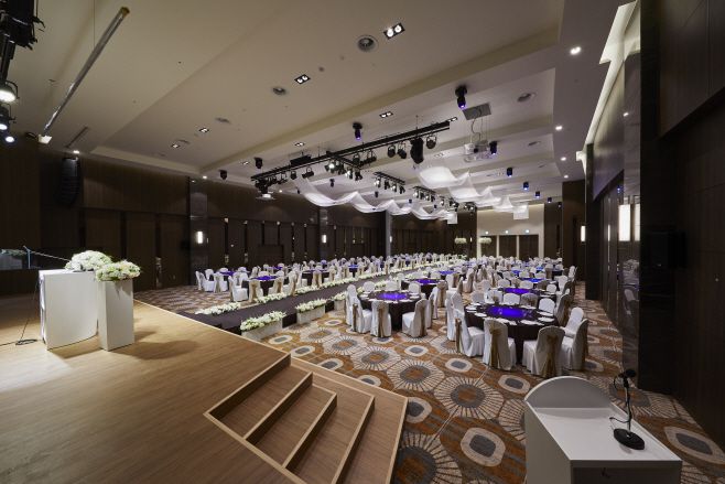 백학자유로리조트 그랜드볼룸/ 백학자유로리조트 제공