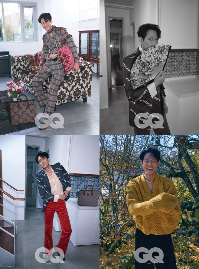 이정재가 ‘올해의 인물’로 선정됐다./제공=지큐코리아