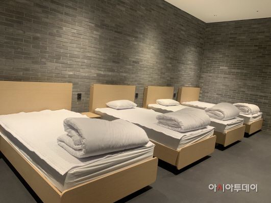 지하 1층 여성전용 수면실/사진=최연재 기자