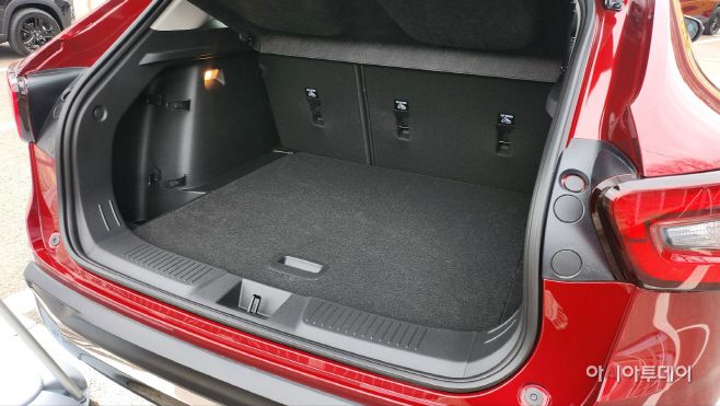 쉐보레 트랙스 크로스오버 RS 트렁크 공간. /사진= 박완준 기자 @press-jun