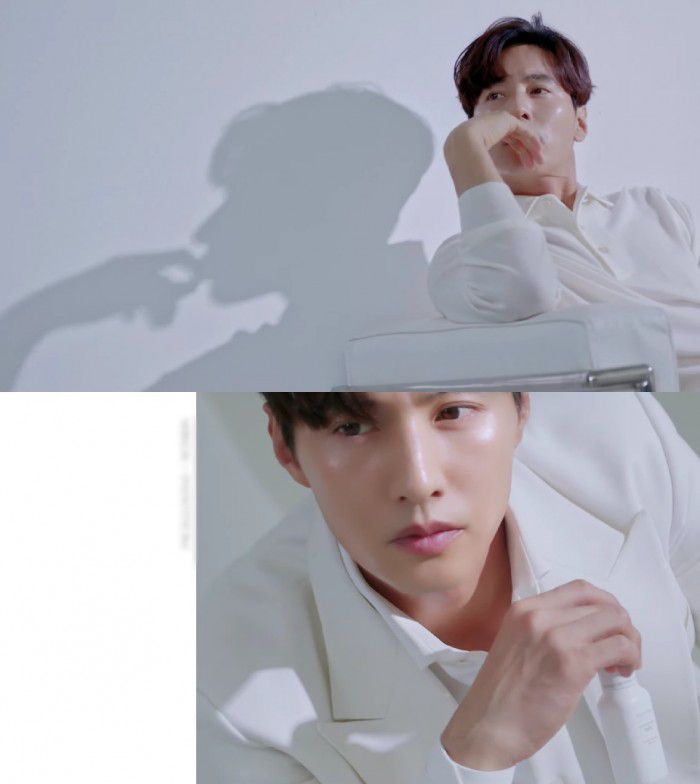 원빈이 촬영한 뷰티 브랜드 광고 현장 캡처 / 유튜브 '인셀덤 INCELLDERM'