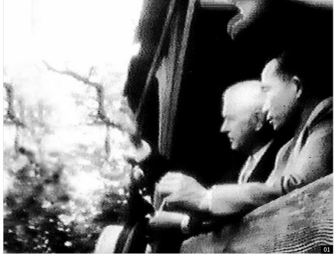 1965년 5월 22일(현지시간) 미국을 방문한 박정희 당시 대통령이 펜실베이니아주 피츠버그 철강공업지대를 방문하고 있다. 박 대통령은 이 방문을 계기로 종합제철 구상을 더욱 구체화한 것으로 전해졌다./사진=포스코 50년사 화보집 캡처