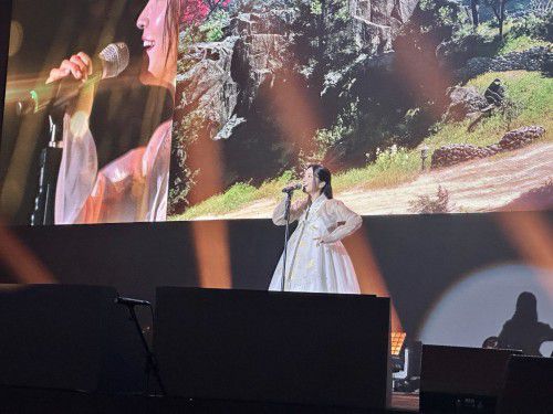 국악인 송소희 공연. /김휘권 기자