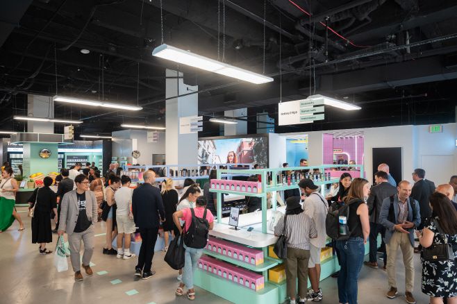 1일 미국 뉴욕 맨해튼 34번가 헤럴드 타워에 위치한 '갤럭시 익스피리언스 스페이스'./삼성전자