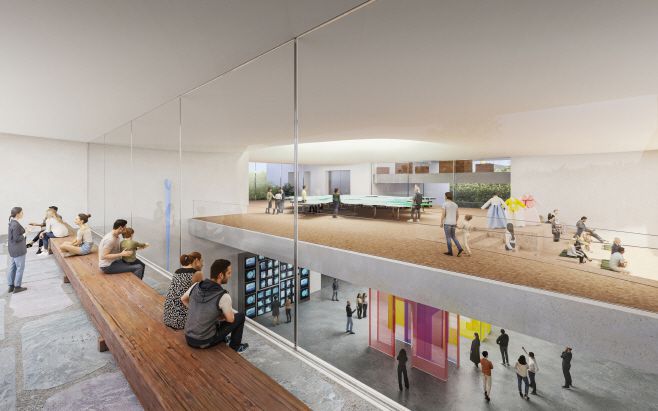 서리풀 보이는 수장고 저층기획전시실 조감도 /서울시