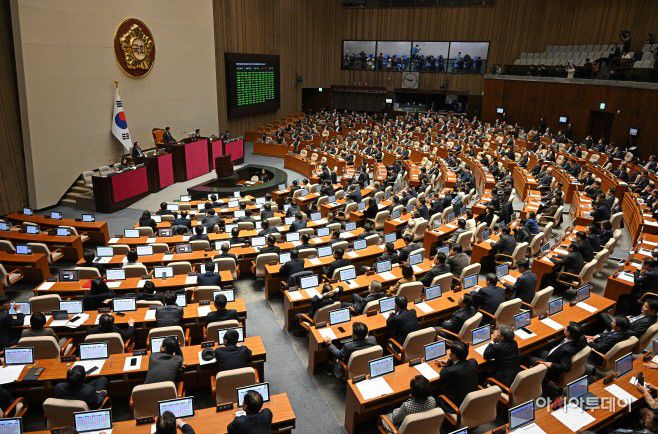 국회 본회의 /송의주 기자