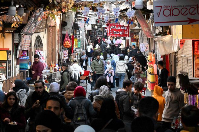 6일(현지시간) 찍은 시리아 수도 마마스쿠스의 구시가 모습./AFP·연합뉴스
