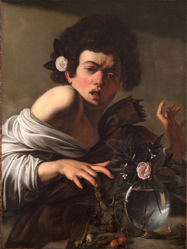 카라바조의 '도마뱀에게 물린 소년'. /액츠매니지먼트