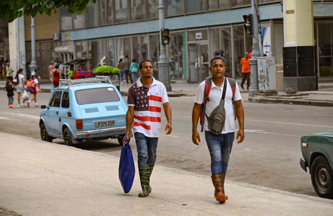 14일(현지시간) 찍은 쿠바 수도 하바나 거리./AFP·연합뉴스