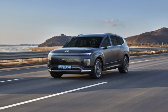 아이오닉 9 주행 모습./현대차