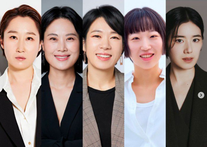 김국희(왼쪽부터), 김재화, 염혜란, 오경화, 정은채./백상예술대상 홈페이지