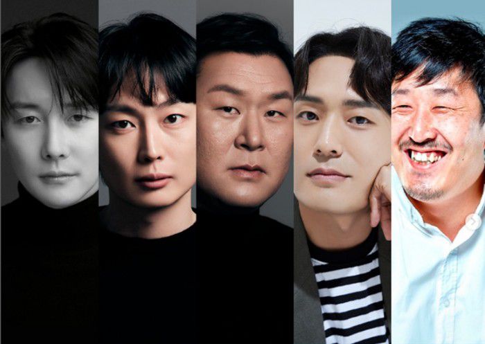 김준한(왼쪽부터), 노재원, 윤경호, 최대훈, 현봉식./백상예술대상 홈페이지